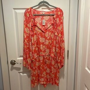 Brand new LOFT beach romper